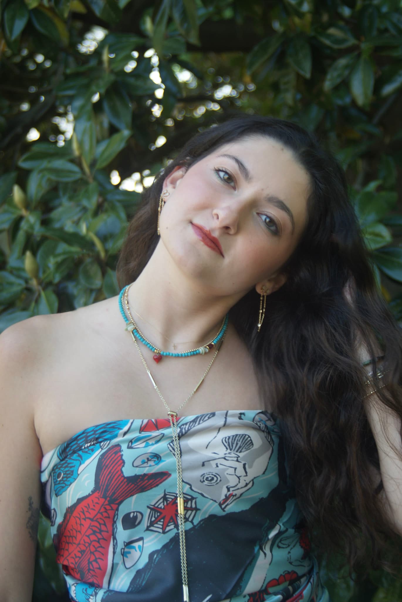 Modeling and lifestyle portrait session with relaxed editorial styling
